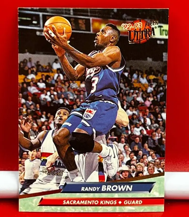 1993 Fleer Ultra Collector Basketball Trading Card Kings Randy Brown #347