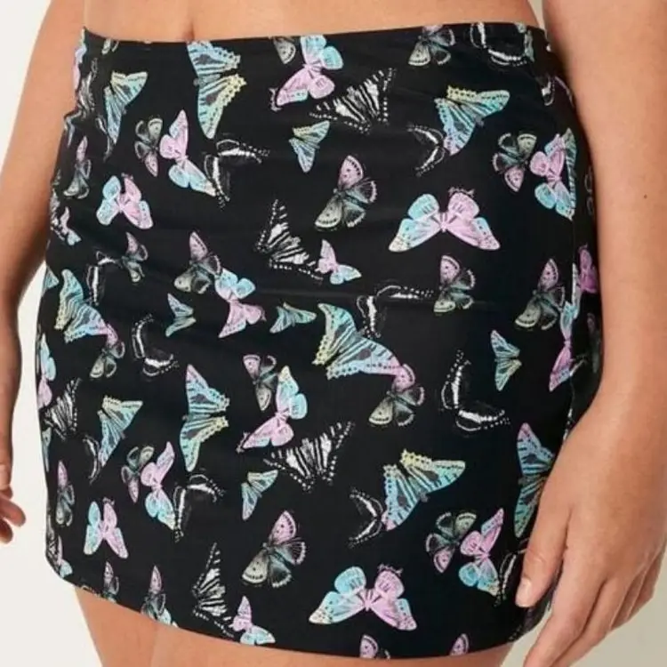 S-VICTORIA'S SECRET PINK Swim Mini  Skirt Butterfly 🦋

 NWT