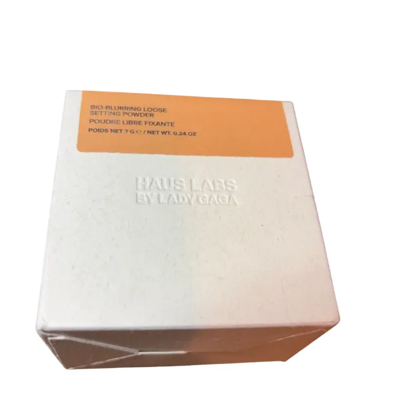 Msrp $38 HAUS Labs By Lady Gaga, Bio Blurring Loose Setting Powder, Deep, Honey
