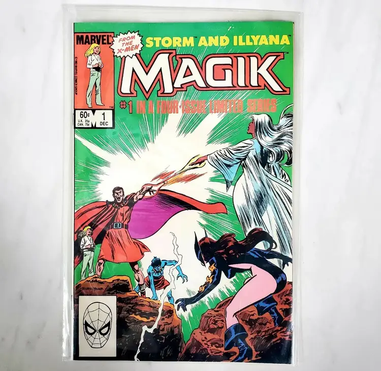 
Magik #1  1983 Vintage Marvel Comic - X-Men Storm and Illyana