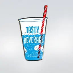 Tasty Beverage Pin
