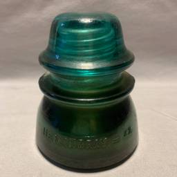 Light Blue electrical Insolator HEMINGRAY-42