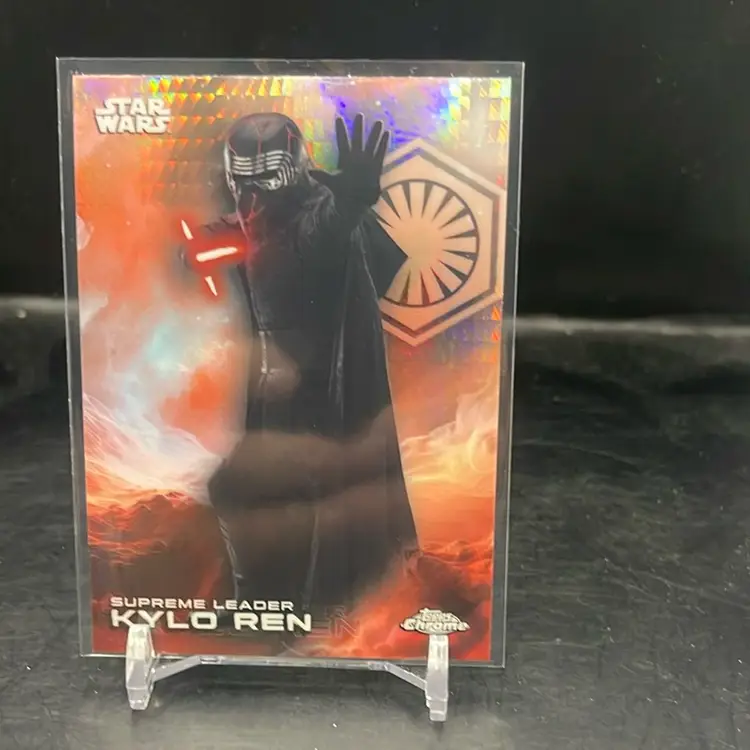 2025 Topps Chrome Star Wars Kylo Ren Prism Refractor