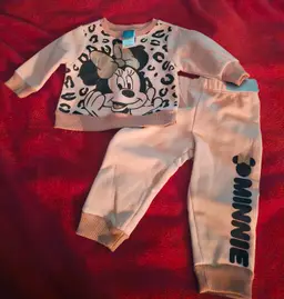 Disney Baby Minnie Mouse Baby Girl 2-Piece Pant Set NWT 12M