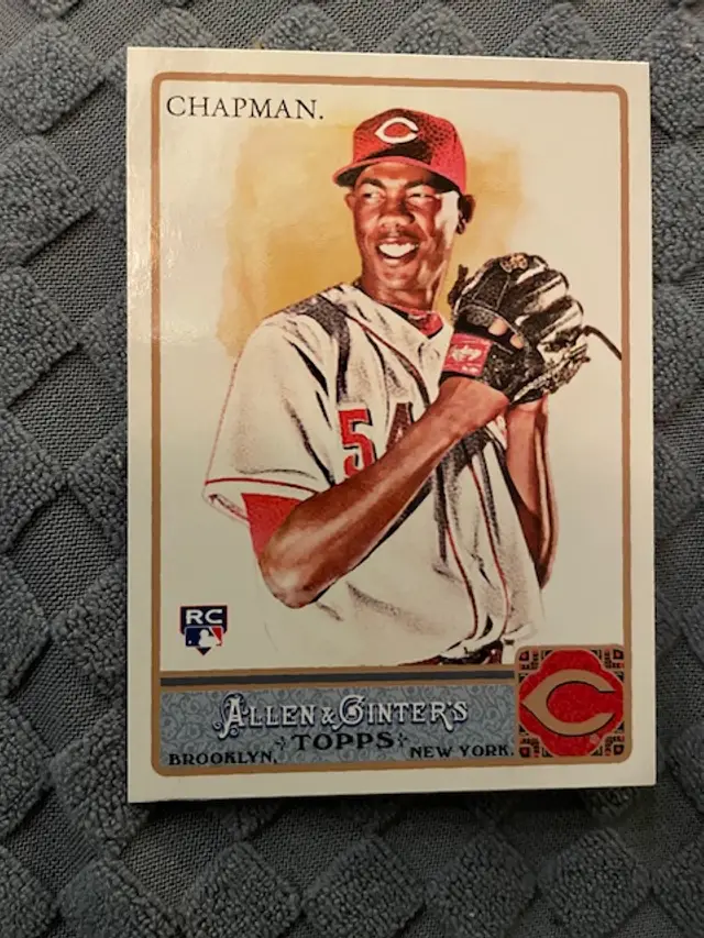 2011 Allen & Ginter Aroldis Chapman Rookie card - glossy set /999