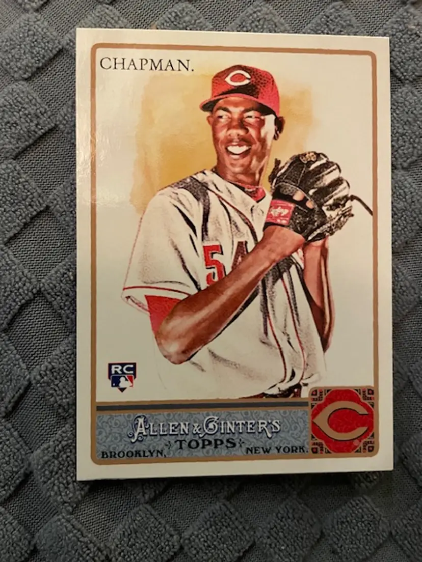 2011 Allen & Ginter Aroldis Chapman Rookie card - glossy set /999