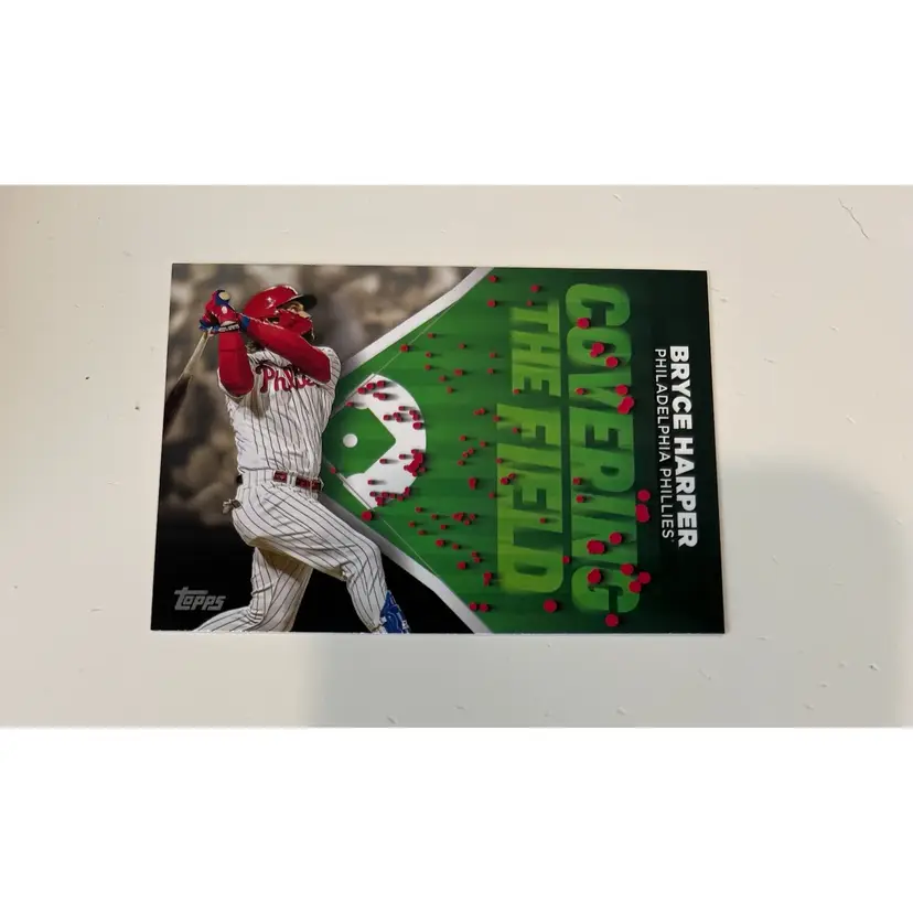 Bryce Harper Covering The Field Philadelphia Phillies