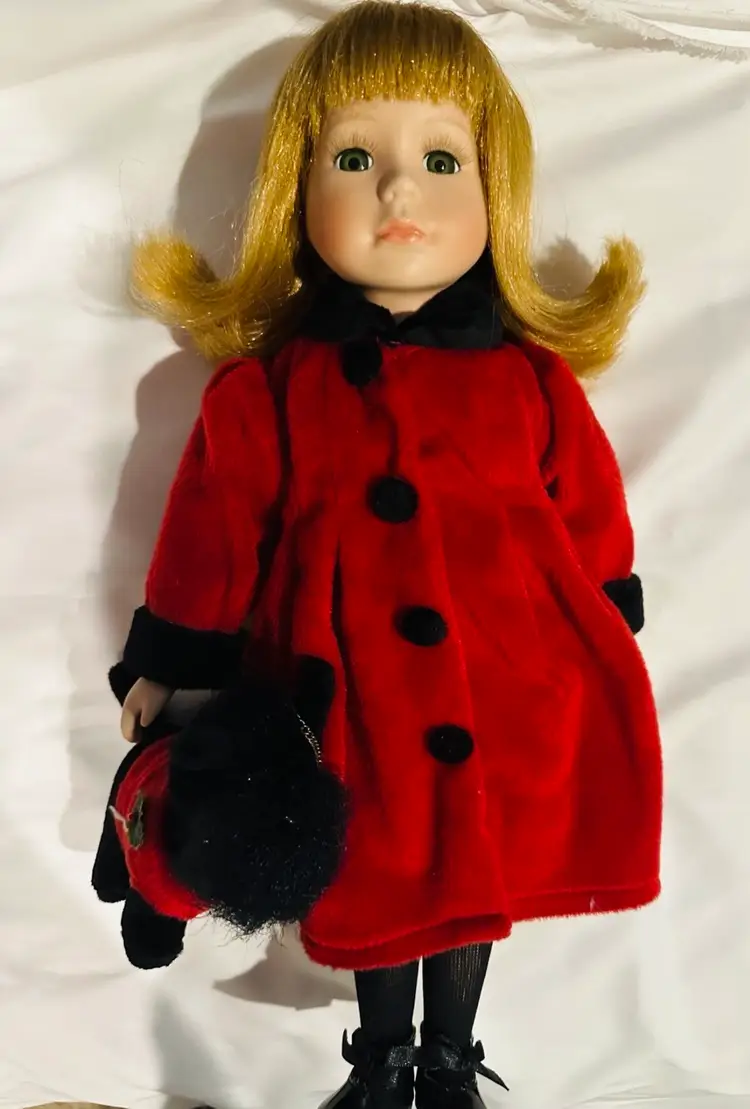 Avon Winter Holiday Porcelain Doll