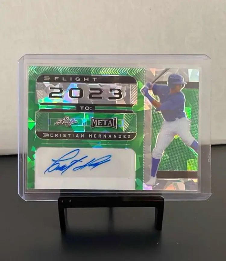 2022 Leaf Metal Flight Pre-Proof Cristian Hernandez /1 Auto