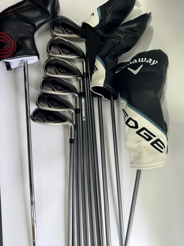 Callaway Edge Complete Set Ladies Graphite 10 Clubs Driver 3W Hybrid + Putter RH