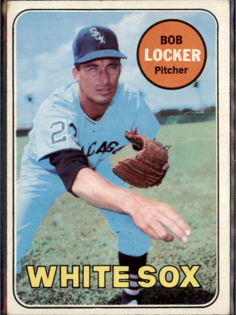 1969 Topps #548 Bob Locker - (pk3) - Chicago White Sox