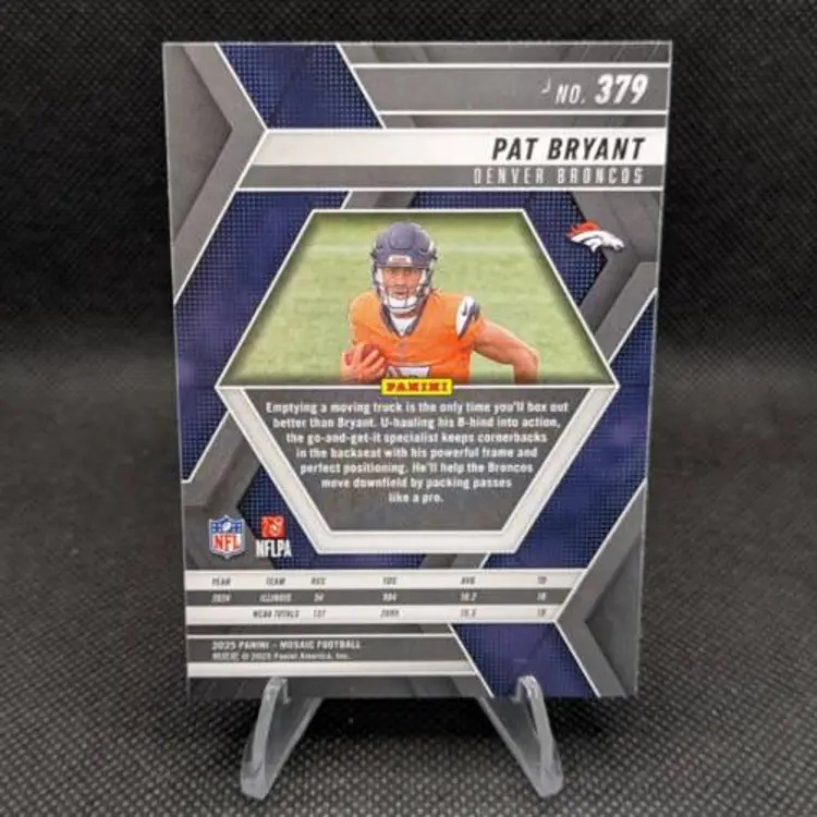Pat Bryant 2025 Panini Mosaic Rookie Card RC #379 - Denver Broncos