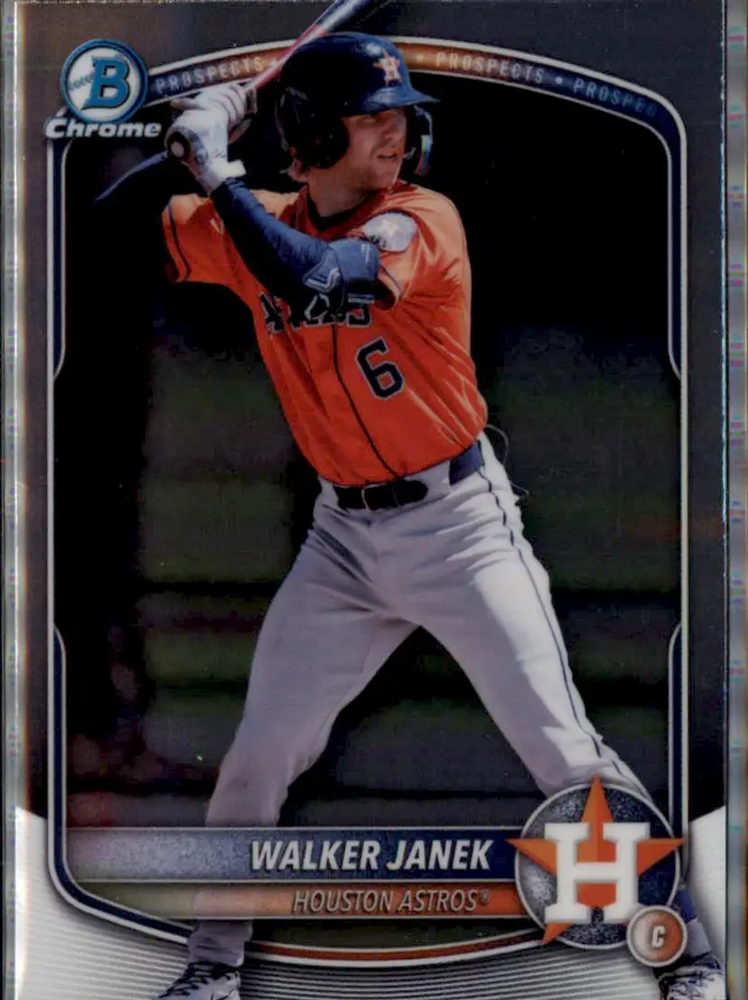 2025 Bowman Draft #BDC-45 Walker Janek Chrome - (138) - Houston Astros