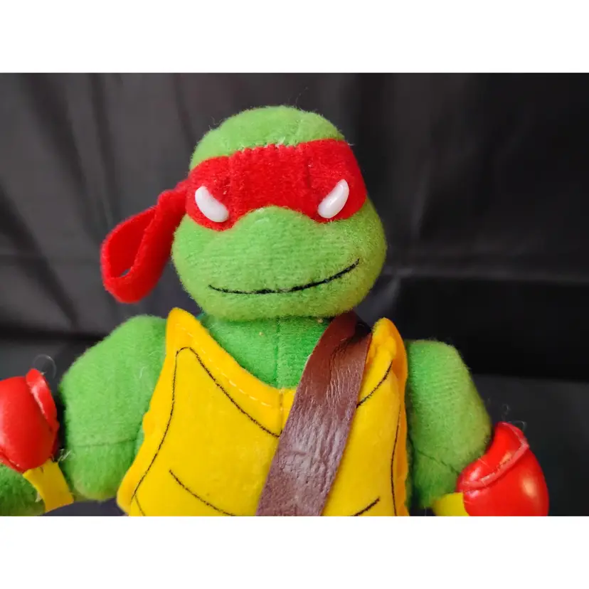 TMNT Plush Raphael 2002 Teenage Mutant Ninja Turtles 9" Toy Network
