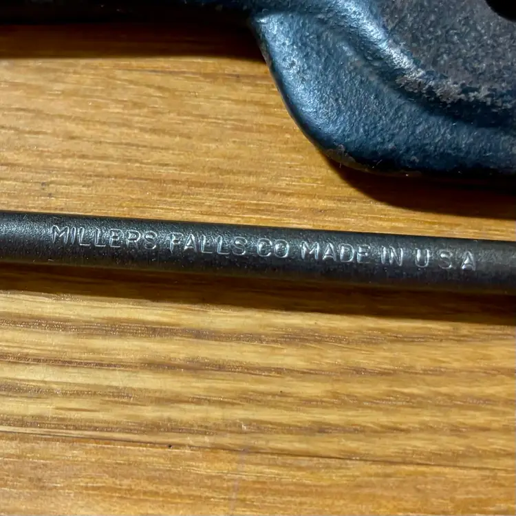 Early Primitive Millers Falls Saw Set - Hand Saw Teeth Adjustment Tools