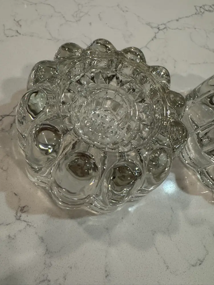 Princess House Crystal Candle Holders