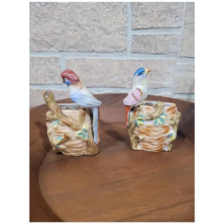 Bird Wall Pockets, Set Of Two