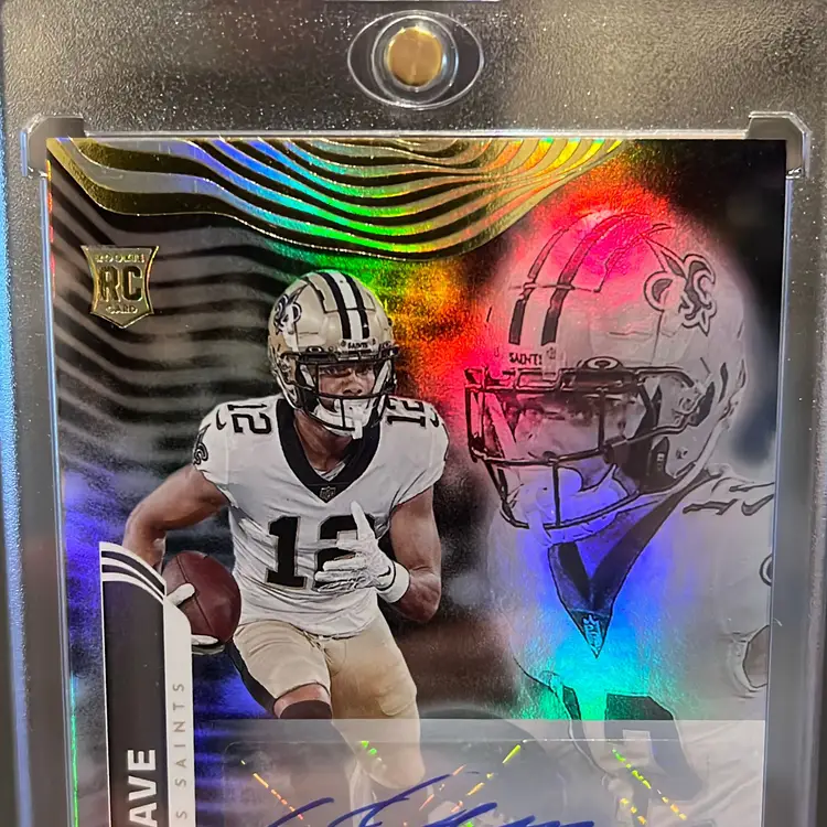 2022 Illusions Chris Olave 56/99 RC Auto New Orleans Saints