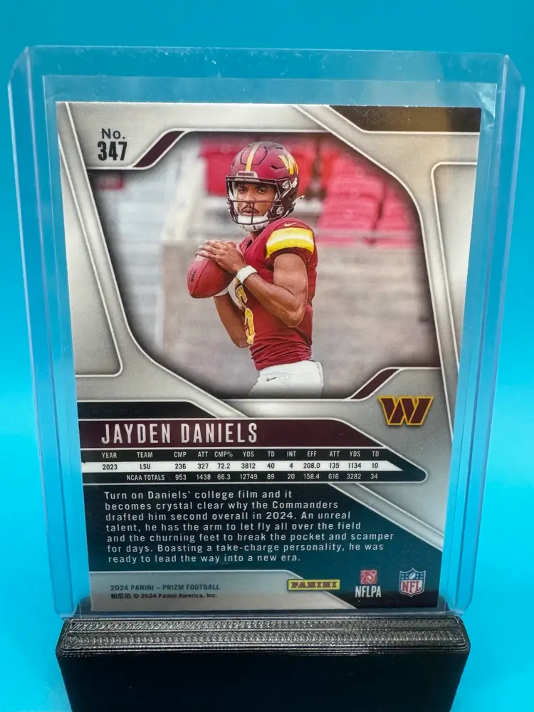 Jayden Daniels Panini Prizm RC Washington Commanders