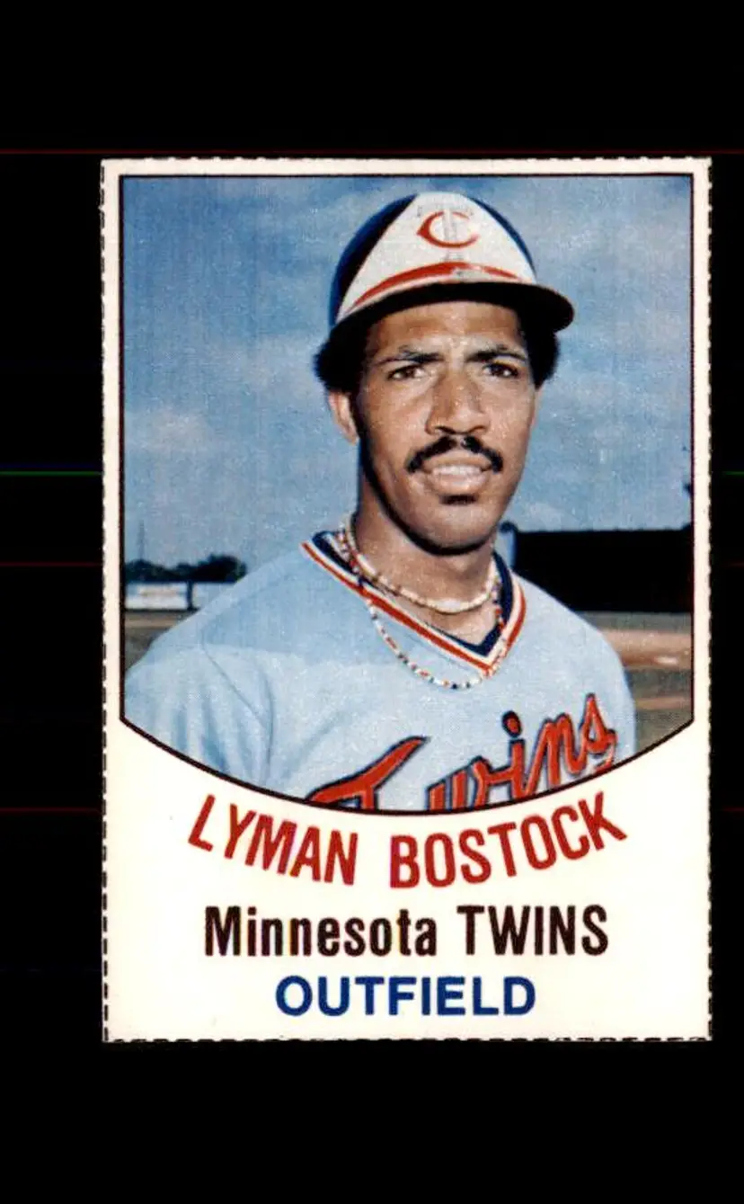 1977 Hostess #102 Lyman Bostock - (pk1) - Minnesota Twins