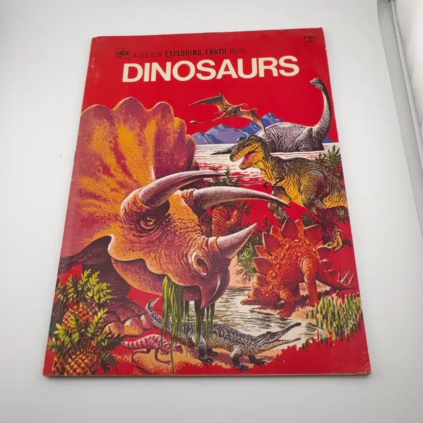 1973 Dinosaur Softcover Book