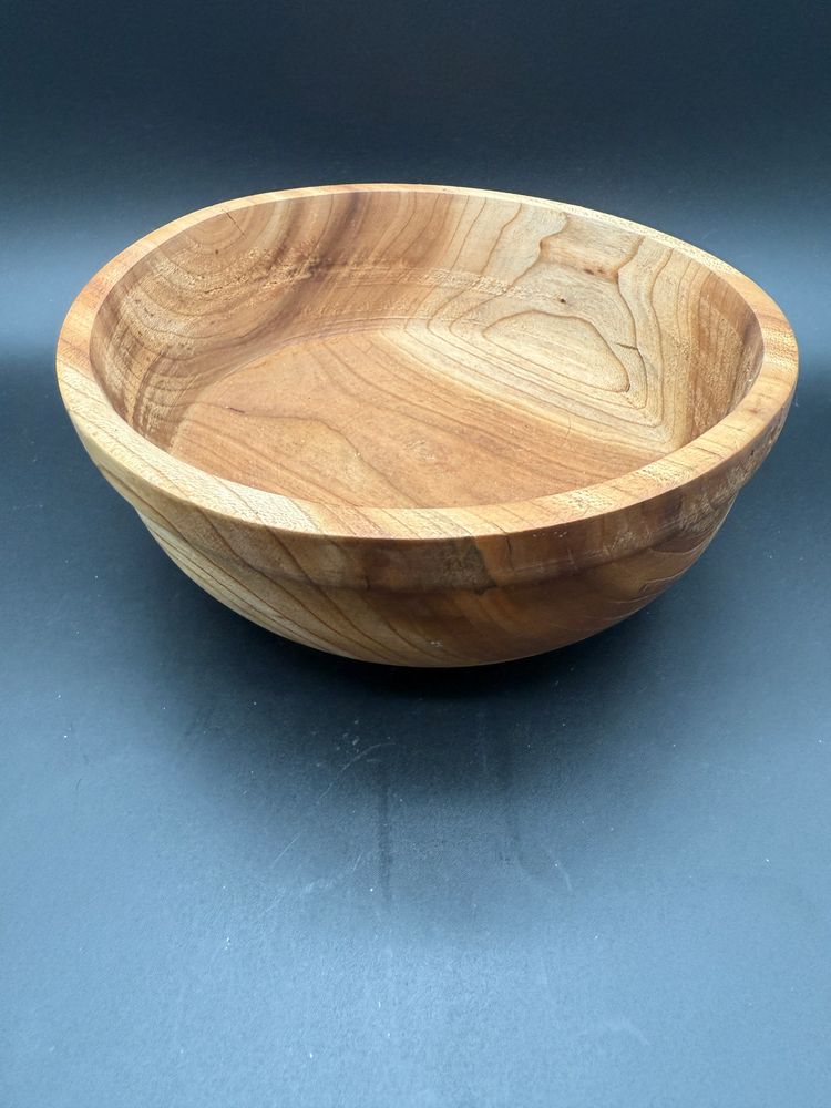 Handcrafted Wood Bowl with Hackberry Wood by Martin Seifermann