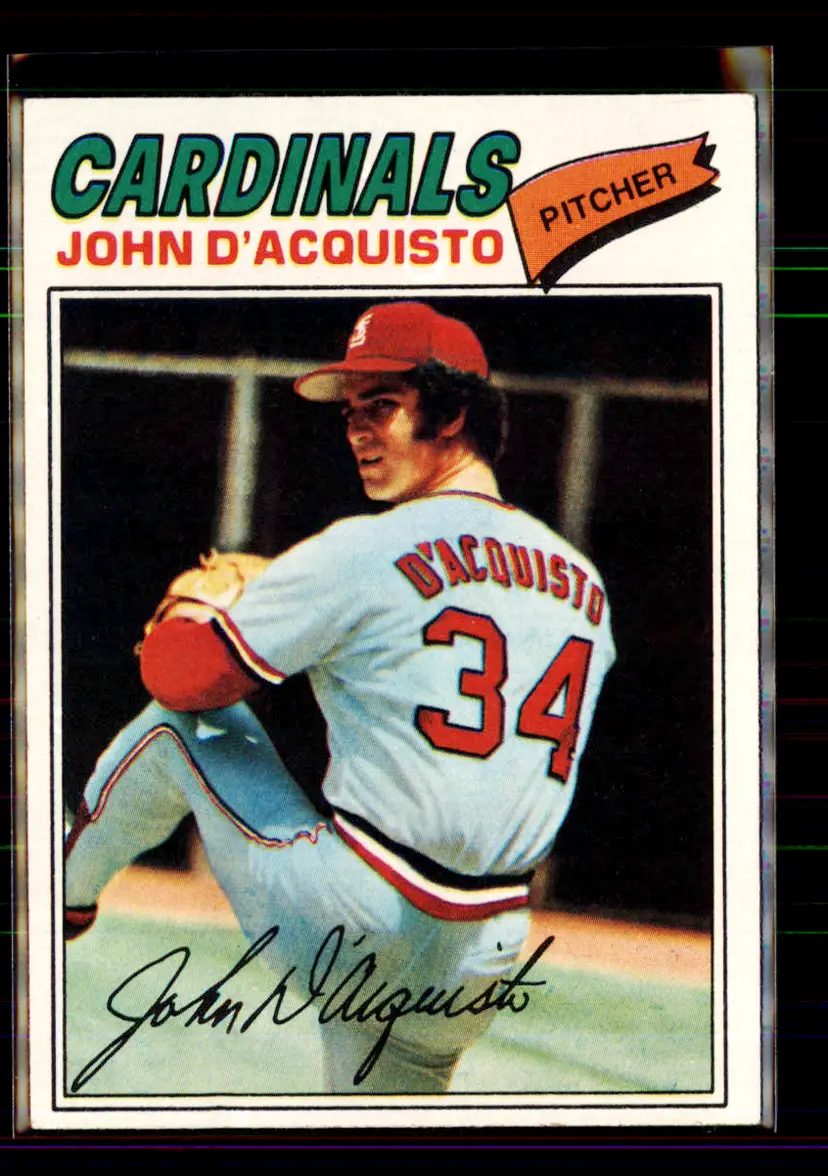 John D'Acquisto 1977 Topps #19 - (144) - St. Louis Cardinals