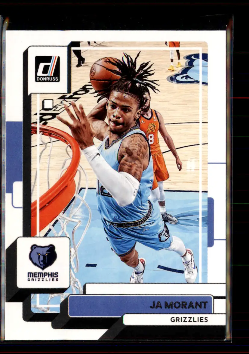 Ja Morant 2022-23 Donruss #156 - (2) - Memphis Grizzlies
