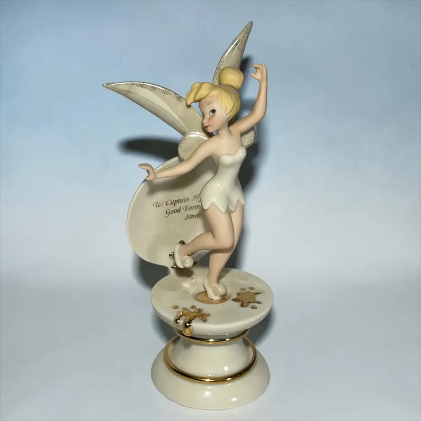 Lenox Disney Tinker Bell To: Captain Hook Good Form! SMEE  Ex Cond No Box.