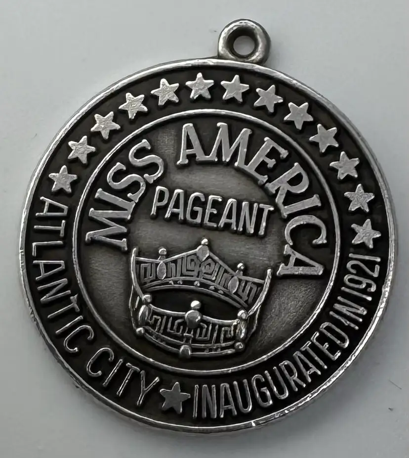 Miss America Pageant Charm Engraved Schoppy Sterling Silver Miss So Maryland ‘67