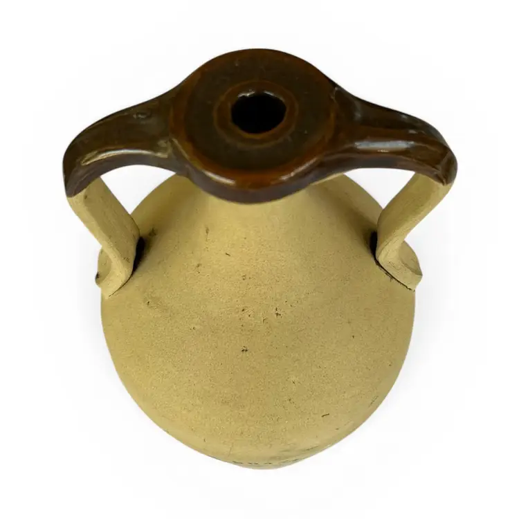 Antique American Stoneware Wine Jug Late19th Century Louis Guarnieri 389 Swan Street, Buffalo, N.Y.