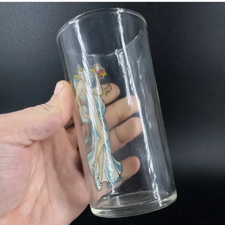 Naughty Peek-A-Boo Novelty Bar Glass