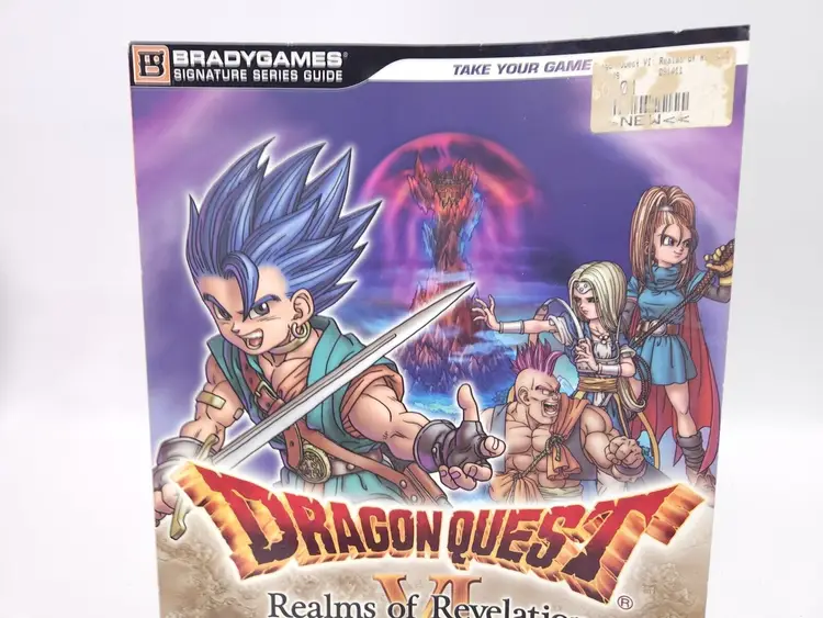 Dragon Quest VI Realms of Revelation Brady Games Nintendo DS Strategy Guide Book
