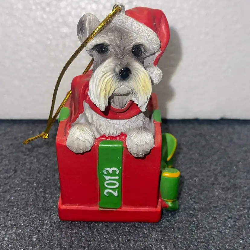 Danbury Mint schnauzer dog ornament 2013