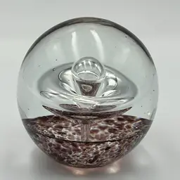 Klement International Art Glass Paperweight