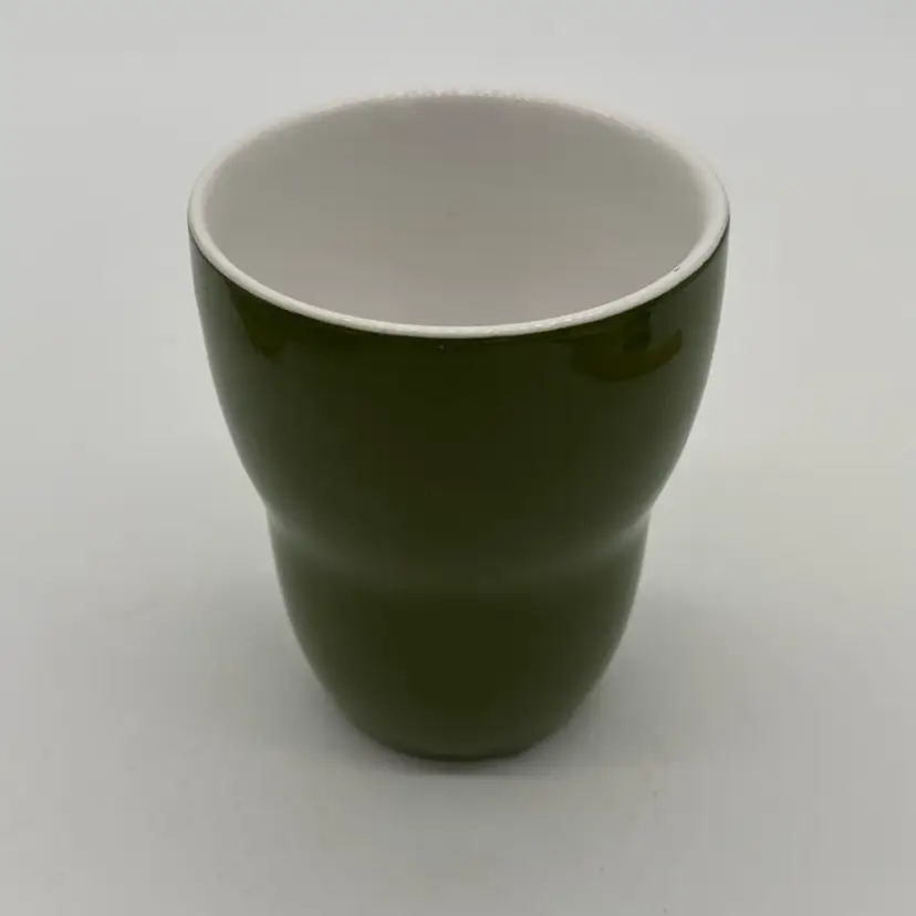 Cup - Vintage 2008 Starbucks 8oz Green Mug By Aida Double Walled Ceramic