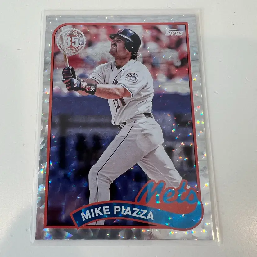 Mike Piazza 1989 Foilboard New York Mets