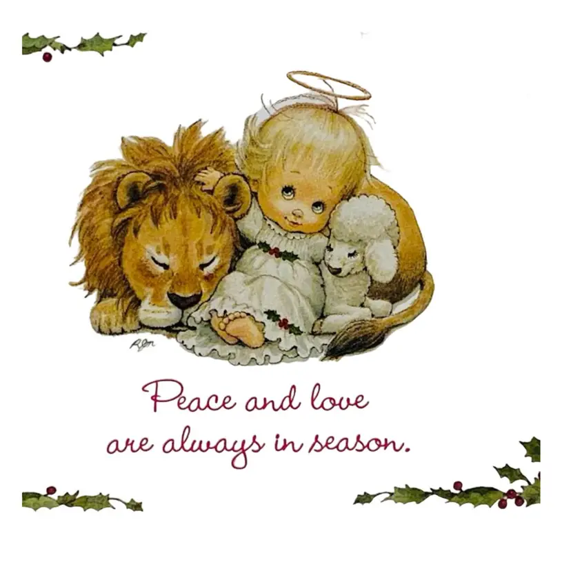 Vintage Morehead Inc Christmas Postcard Unused Printed By Current Inc