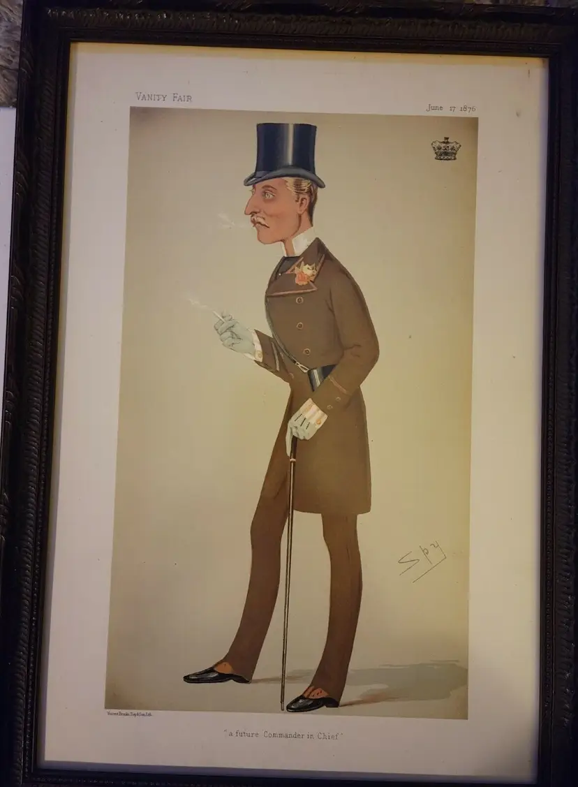 Vanity Fair Duke CONNAUGHT PRINCE ARTHUR SMOKING CIG FUTURE COMMANDER IN CHIEF
