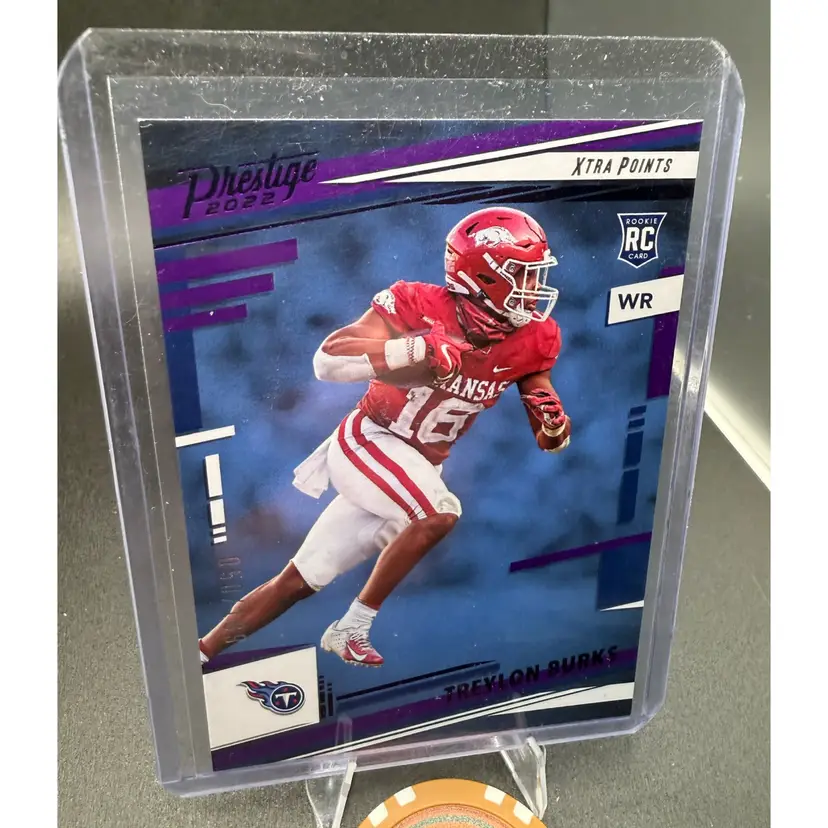 Treylon Burks RC #50/199 2022 Prestige Washington Commanders