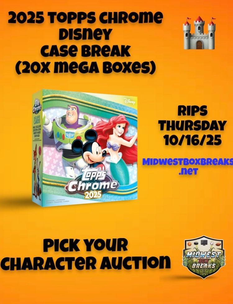 Disney Chrome Mega Case Auction Break