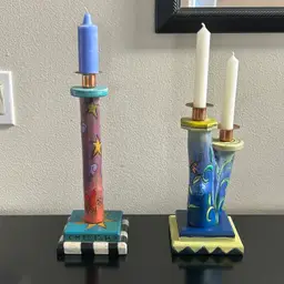 Sticks Art Candlesticks