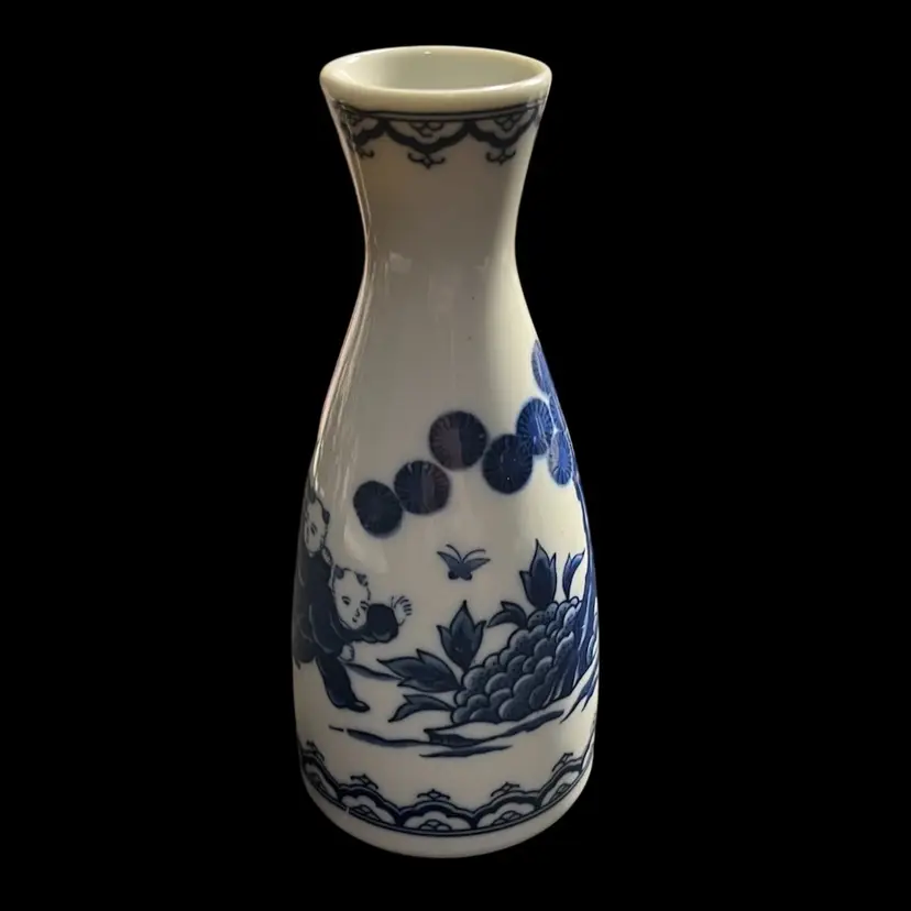 Miniature Vase As Shown Delft Blue And White