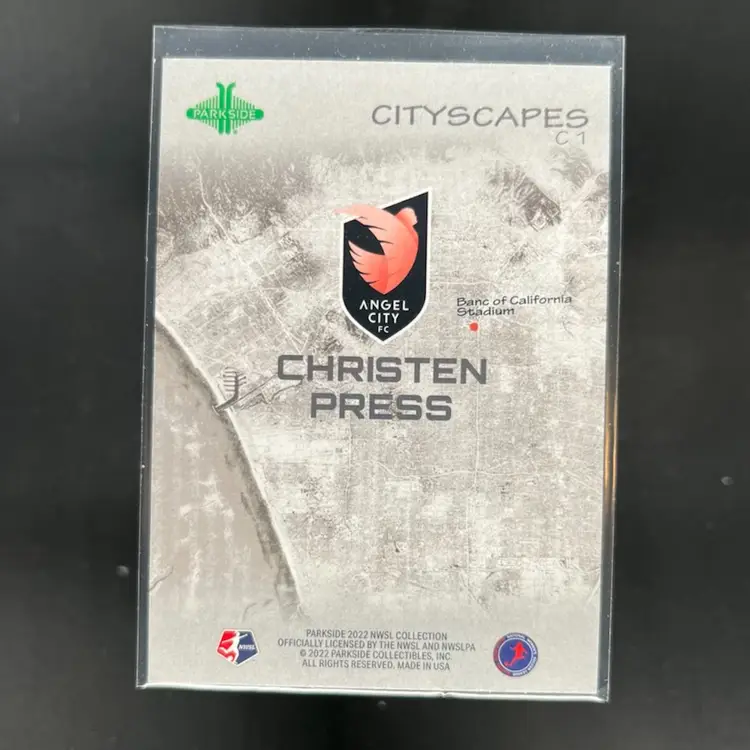Christen Press 2022 Parkside NWSL Cityscapes Soccer Card