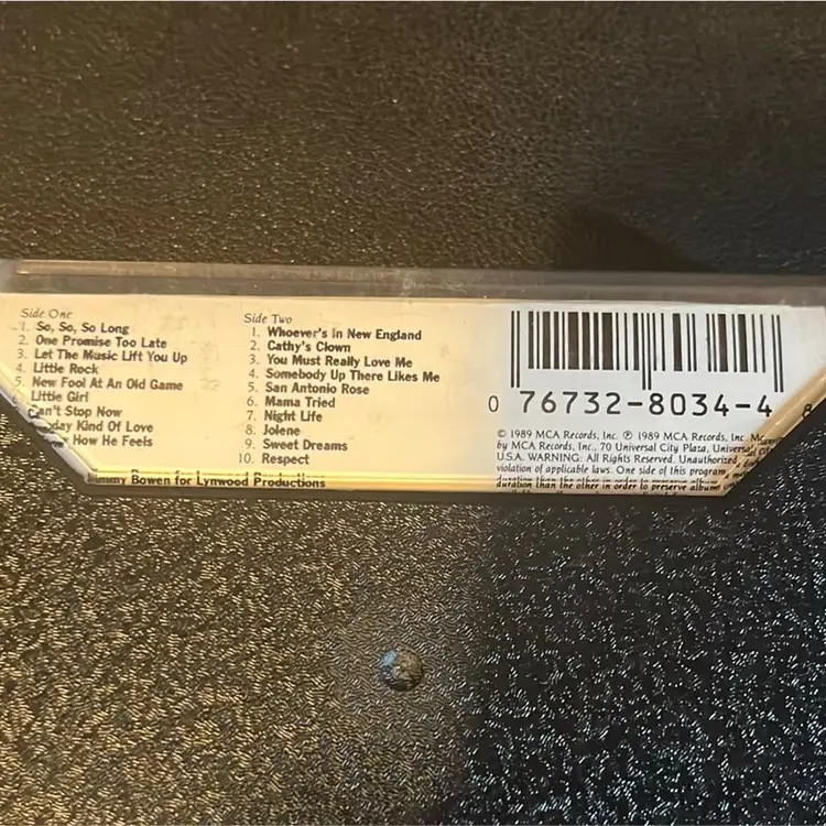 Reba McEntire Live Cassette