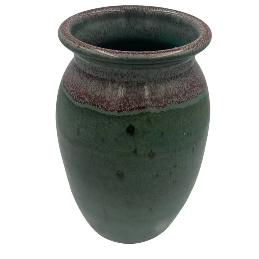 Vintage Artisan Pottery Vase Signed 1993 6” X 4”