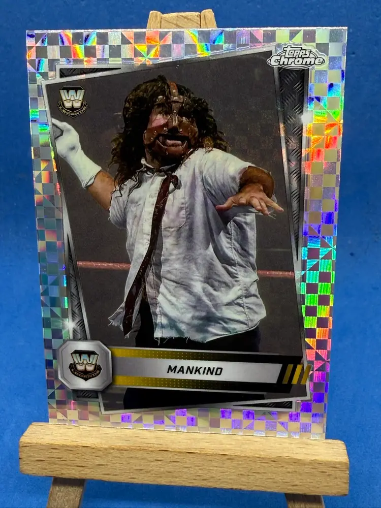 2025 WWE Topps Chrome Mankind #124 X-Fractor A69