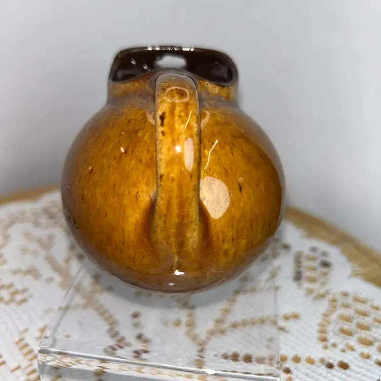 Vintage Miniature Greenfield Village, Dearborn, Michigan Tilted Ball Pitcher