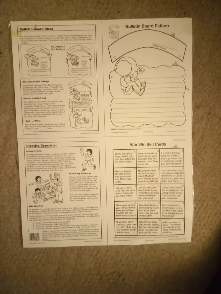 How do you feel today educational poster