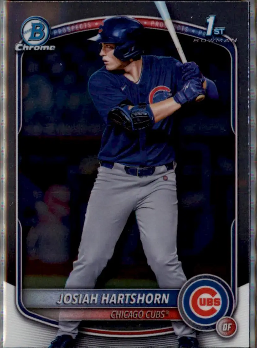 2025 Bowman Draft #BDC-21 Josiah Hartshorn Chrome - (138) - Chicago Cubs